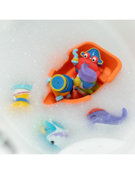 Juguetes de Baño Interactivos Nuby Pirata Pals 18+ Meses