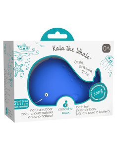 Juguete de Baño de Goma Natural Caaocho - Ballena 10.8cm
