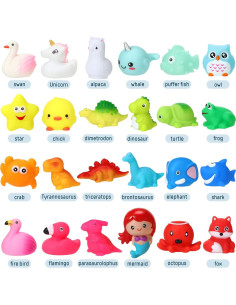 24 Juguetes de Baño Iluminados Chivao para Bebés 7.62 cm 2