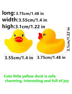12 Patitos de Goma Mini Multicolores para Baño Bebé 2