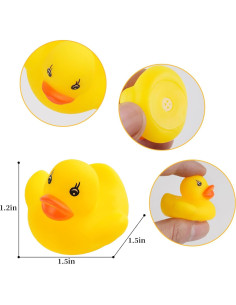 50 Patitos de Goma para Baño Guaren - Juguetes para Bebés 2