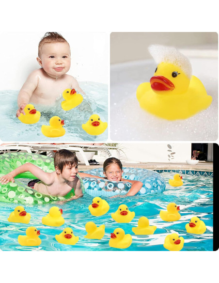 50 Patitos de Goma para Baño Guaren - Juguetes para Bebés