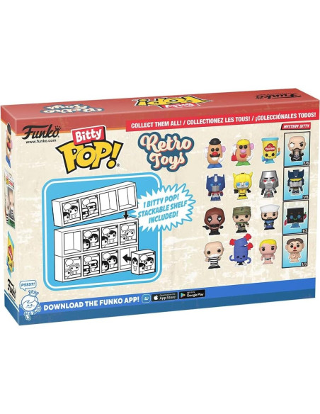 Funko Bitty POP Transformers - Paquete de 4 Figuras Mini 2.2 cm