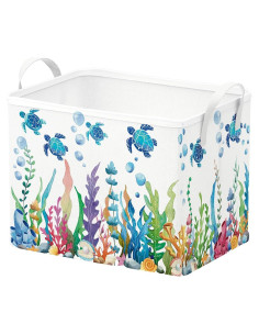 Cesta de Bebé Runtoo Oceánica 36L Plegable Decorativa