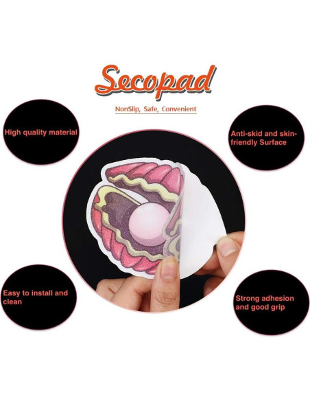 Pegatinas Antideslizantes Secopad para Bañera - 16 Piezas Pegatinas Antideslizantes Secopad para Bañera - 16 Piezas