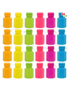 Botellas de Burbujas JOYIN 24 pcs con Varita - Juguete Infantil