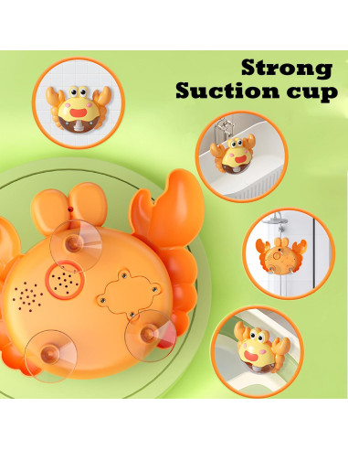 Juguete de Baño Cangrejo Burbujeante AOONTYEN para Bebés