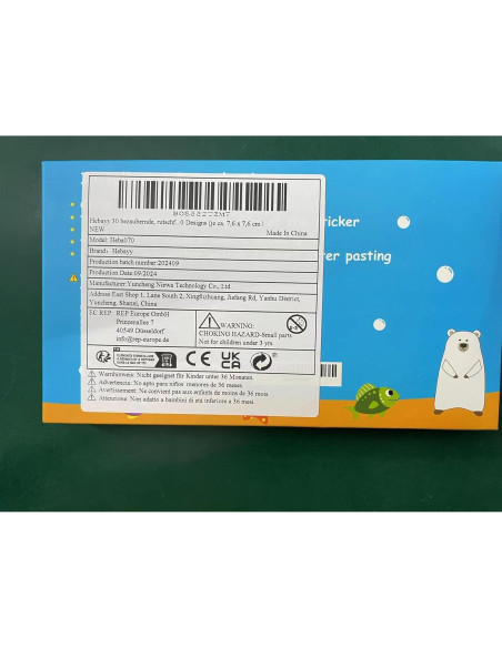 30 Pegatinas Antideslizantes Animales Marinos Hebayy - Resistente al Agua