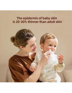 Toallitas Secas para Bebés Winner 100% Algodón Hipoalergénicas 2