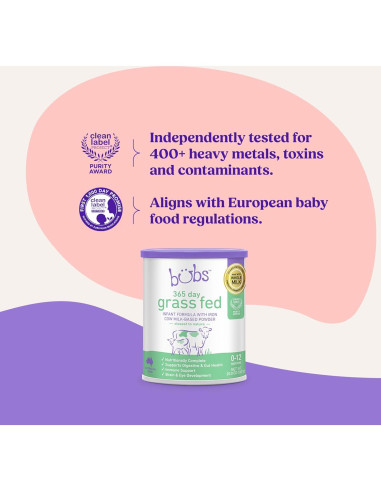 Fórmula Infantil Bubs 365 Días 567g - Bebés 0-12 Meses