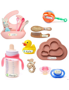 64 Etiquetas de Nombre Impermeables Giliger para Niños 2