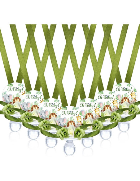 Collares de Chupete para Baby Shower Quelay 36 Pcs Animales