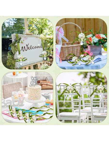 Collares de Chupete para Baby Shower Quelay 36 Pcs Animales