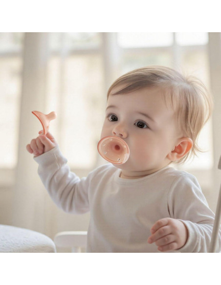 Chupetes para Bebés 0-6 Meses Silicona BPA Libre Set de 4