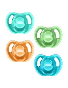 Chupete de Silicona Tommee Tippee 18-36 Meses Paquete de 4