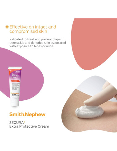 Crema Protectora Extra SECURA Smith+Nephew 92g para Erupciones