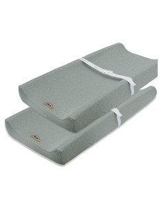 Funda de Cambiador Elástica BlueSnail Gris Melange 2pk