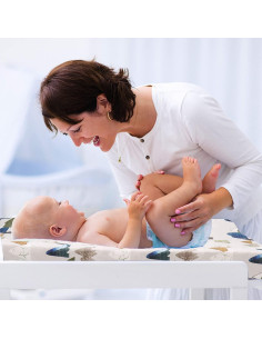 Funda de Cambiador para Bebés Dinosaurios T0185 Suave y Lavable 2