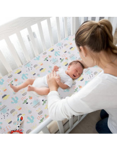 Almohadilla Cambiadora Impermeable 3 Piezas 70x96 cm 2