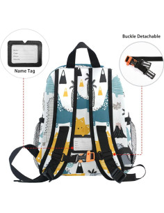 Mochila Infantil OREZI Estilo Escandinavo Dino 30.5cm 2