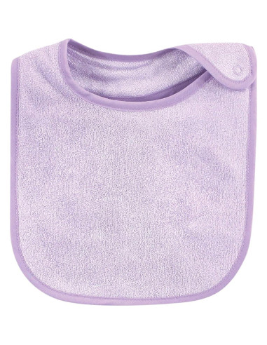 Baberos Unisex Hudson Baby de Rayón de Bambú - Menta Púrpura