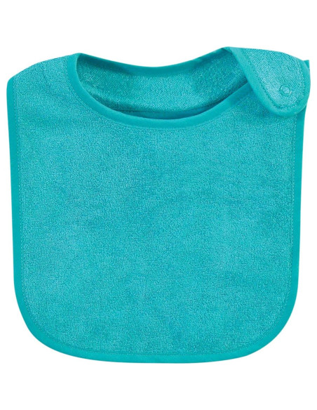 Baberos Unisex Hudson Baby de Rayón de Bambú - Menta Púrpura