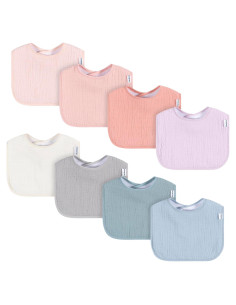 Baberos de Muselina Gerber Pack de 8 para Bebé Unisex