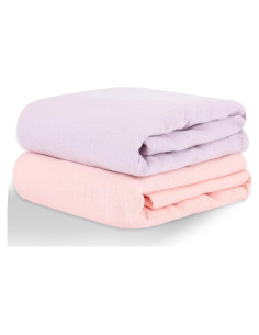 Mantas de Muselina Synrroe 2 Paquete 101.6x101.6 cm Algodón