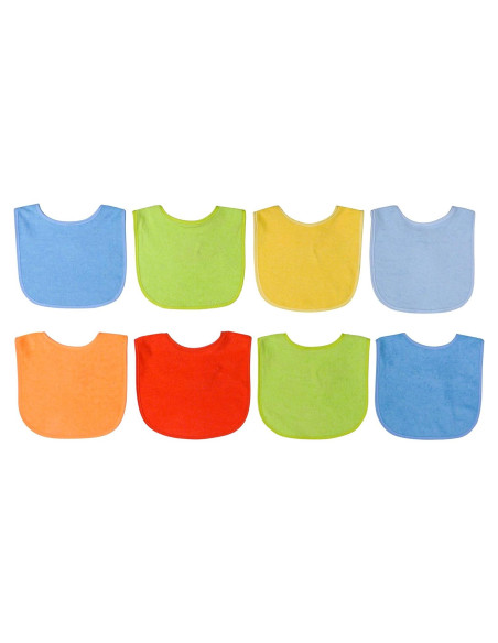 Paquete de 8 Baberos de Algodón Neat Solutions para Niño