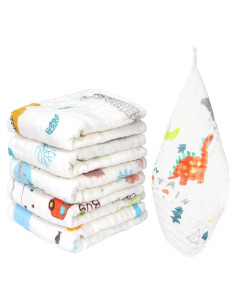 Paños de eructo 100% algodón THSAM 50.8x25.4 cm 6 unidades