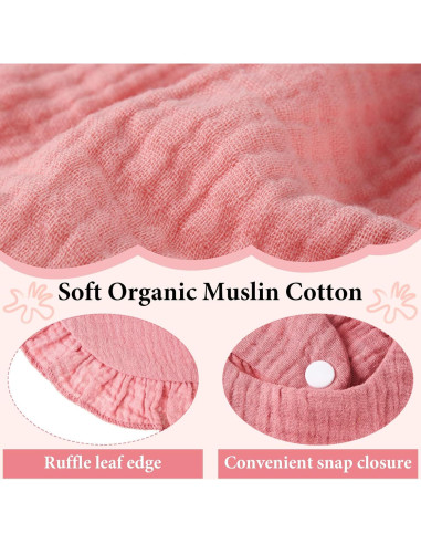 Baberos de Muselina 18 Pcs Kenning para Bebés Algodón Absorbente