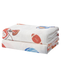 Mantas de Muselina IBESTOPIA 120x120 cm Paquete de 2 Bebés