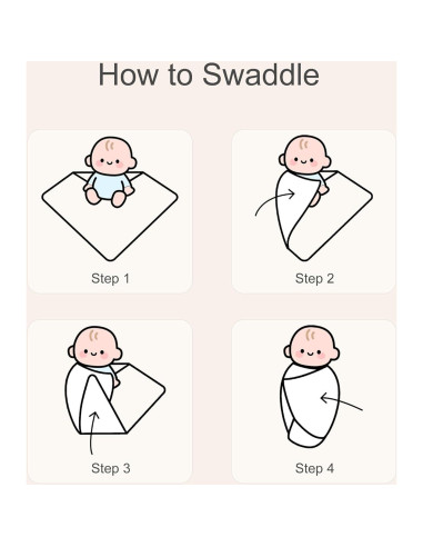 Mantas de Muselina IBESTOPIA 120x120 cm Paquete de 2 Bebés