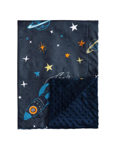 Manta Minky David's Kids 101.6x127 cm Espacio Ligera