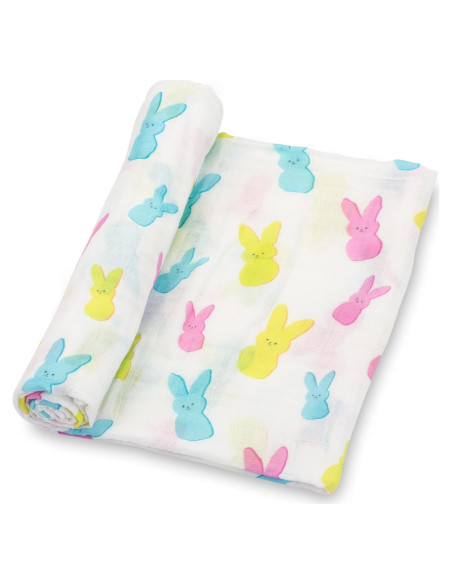 Manta de Envolver LollyBanks 120x120 cm Algodón 100% Pascua