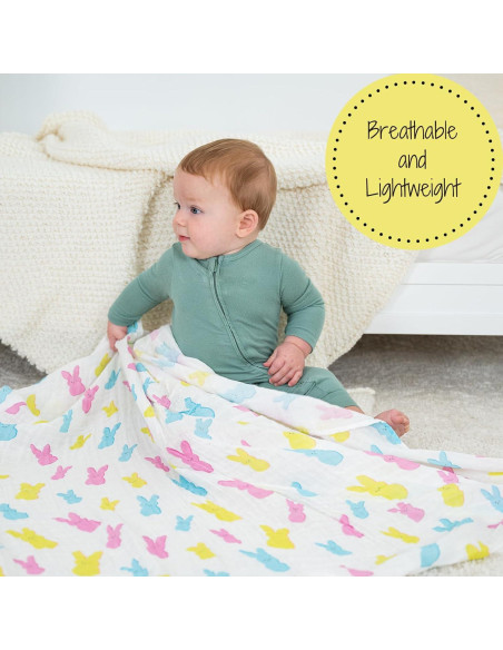 Manta de Envolver LollyBanks 120x120 cm Algodón 100% Pascua