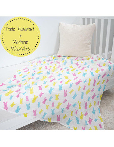 Manta de Envolver LollyBanks 120x120 cm Algodón 100% Pascua