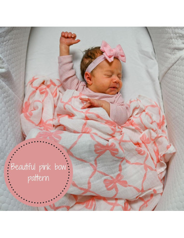 Manta de Envuelo LollyBanks 100% Algodón Muselina 120x120 cm