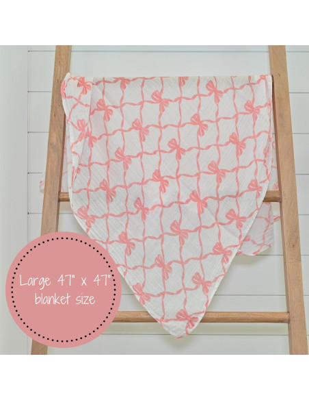 Manta de Envuelo LollyBanks 100% Algodón Muselina 120x120 cm
