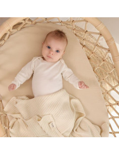 Manta de Algodón Orgánico Huxie 76.2x101.6 cm Suave Bebé 2