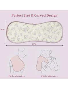 Toallas para Eructar Zdolmy 100% Algodón 6 Piezas Multi 2