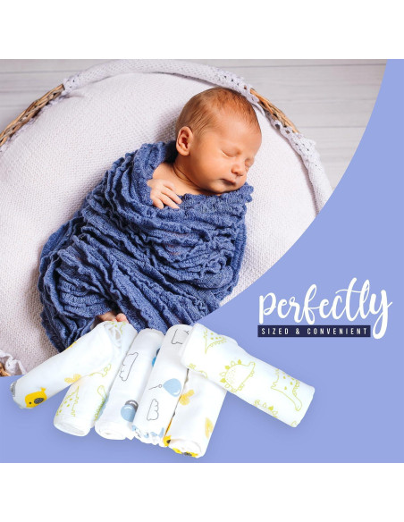 Pañuelos de Algodón Muselina Orgánica Thalir - 6 Unidades Pañuelos de Algodón Muselina Orgánica Thalir - 6 Unidades