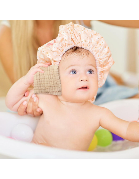 8 Paños de Lavado para Bebés SmoothNovelty 30x30 cm Algodón