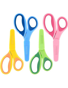 Tijeras para Niños iBayam 13.97 cm Punta Redonda 4 Piezas 2