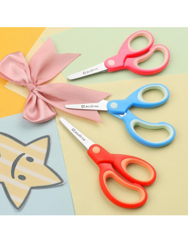 Tijeras de Seguridad para Niños Asdirne 13.5cm 3 Piezas