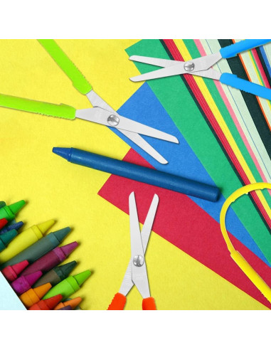 Set de 6 Tijeras de Bucle Szsrcywd para Niños 13.97 cm