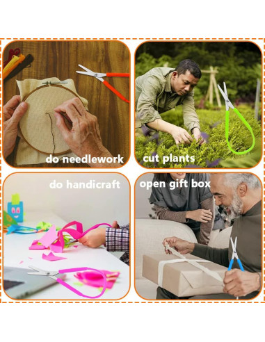 Set de 6 Tijeras de Bucle Szsrcywd para Niños 13.97 cm