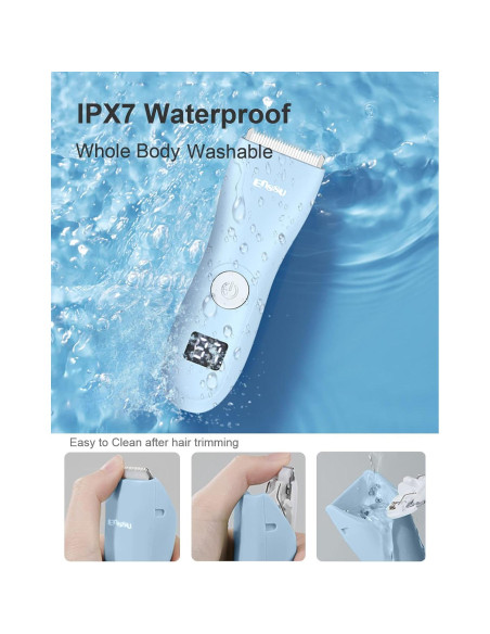 Cortapelos Inalámbrico para Bebés OPENBEAUTY ES935 Azul Cortapelos Inalámbrico para Bebés OPENBEAUTY ES935 Azul