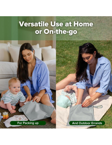 Bolsas Impermeables Haakaa para Bebé - Gris, 32x37 cm, 1pc