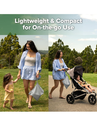 Bolsas Impermeables Haakaa para Bebé - Gris, 32x37 cm, 1pc